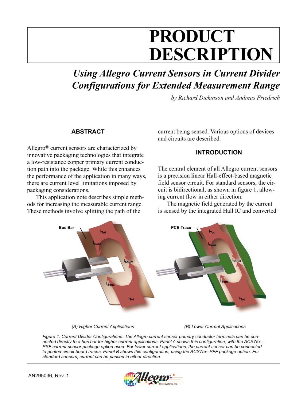 Current Sensors - ALLEGRO MICROSYSTEMS
