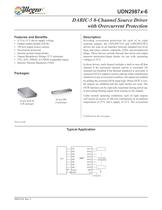 UDN2987x-6: DABIC-5 8-Channel Source Driver with Overcurrent Protection (PDF) 
