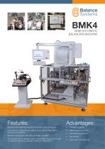 BMK4 - SEMI-AUTOMATIC BALANCING MACHINE FOR ARMATURES