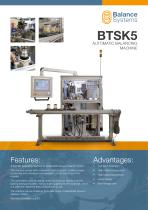 BTSK5 AUTOMATIC BALANCING MACHINE FOR ASSEMBLED VACUUM CLEANER MOTORS