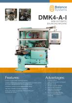 DMK4A-I SEMI-AUTOMATIC BALANCING MACHINE FOR ROTORS