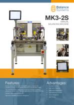 MK3-2S Compact two work stations balancing machine suitable for armatures