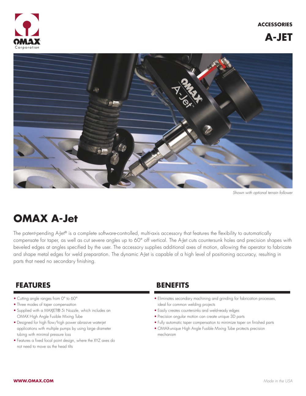 OMAX A-Jet - OMAX