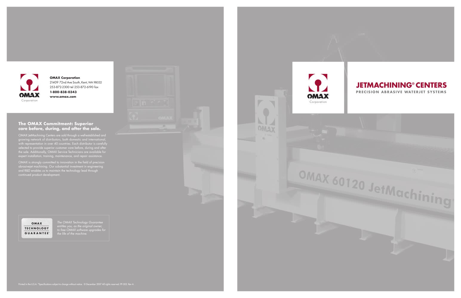 OMAX Corporate brochure - OMAX