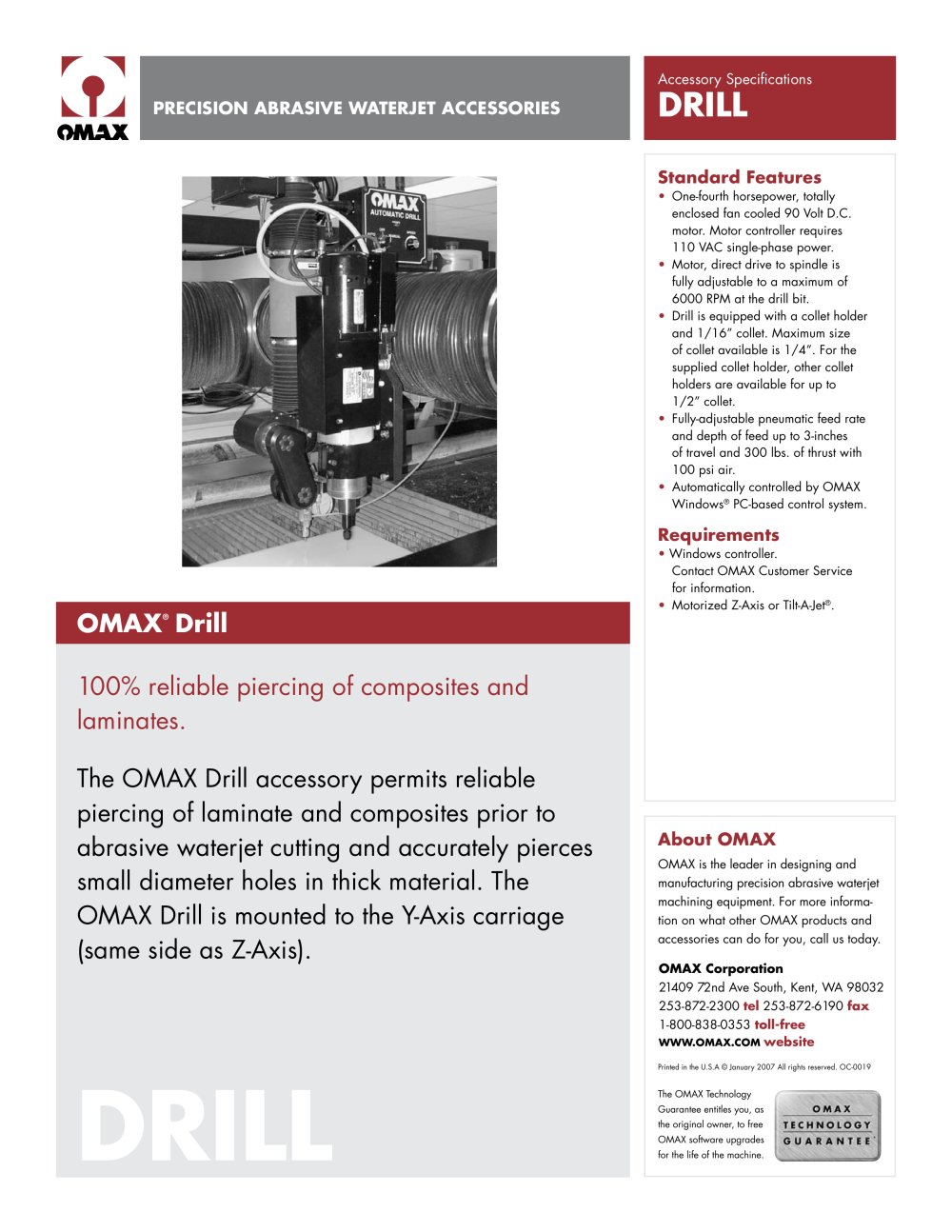 OMAX Drill - OMAX