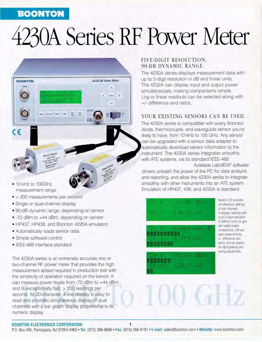 5230 Power Meter - BOONTON