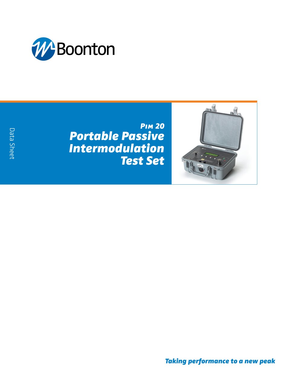 Audio Analyzers   	PIM 20 - BOONTON