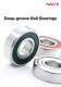 Deep-groove Ball Bearings