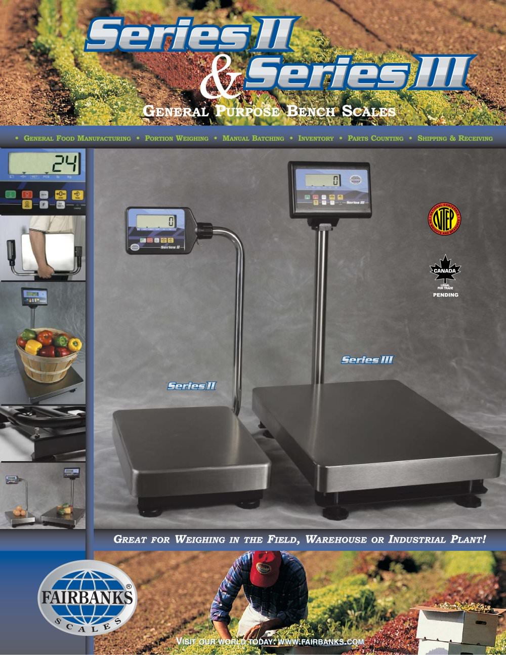 Series II  General Purpose Bench Scale - FAIRBANKS