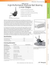 460P Series High-Performance Modular Ball Bearing Linear Stages  