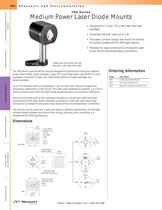 760 Series Medium Power Laser Diode Mounts  