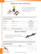 Balldriver � Allen Wrenches, Spanner Wrench