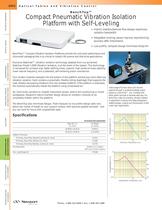 BenchTop� Compact Pneumatic Vibration Isolation Platform with Self-Leveling  