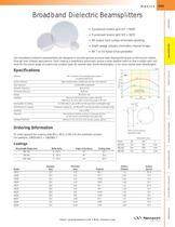 Broadband Dielectric Beamsplitters  