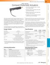 CMA Series Compact Motorized Actuators  