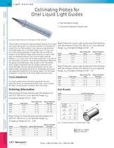Collimating Probes for Liquid Light Guides  