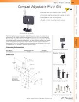 Compact Adjustable Width Slit, More Specialty Optical Mounts