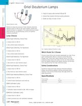Deuterium Lamps  