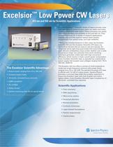 Excelsior� Low Power CW Lasers