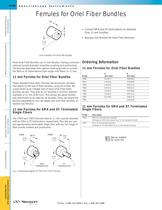 Ferrules for Oriel Fiber Bundles