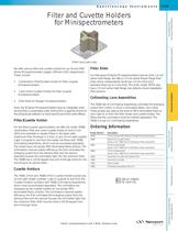Filter and Cuvette Holders for Minispectrometers  