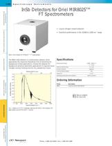 InSb Detectors for Oriel MIR8025� FT Spectrometers  