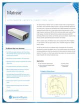 Matisse�-Ultra-Narrow Linewidth Tunable Ring Laser