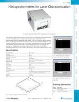 Minispectrometers for Laser Characterization