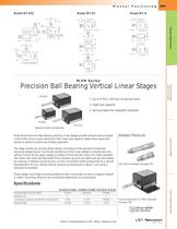 MVN Series Precision Ball Bearing Vertical Linear Stages  