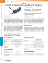 NanoPZ Ultra-High Resolution Actuator and Controller