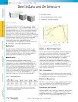 Oriel InGaAs and Ge Detectors  