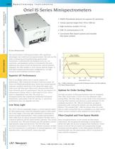 Oriel IS Series Minispectrometers  