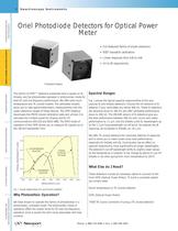 Oriel Photodiode Detectors for Optical Power Meter  