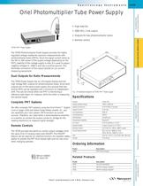 Oriel Photomultiplier Tube Power Supply  