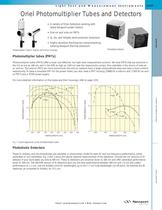 Oriel Photomultiplier Tubes and Detectors  