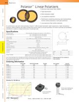 Polarcor� Linear Polarizers  