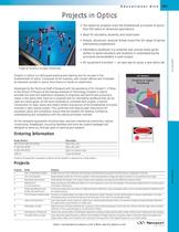 Projects in Optics  