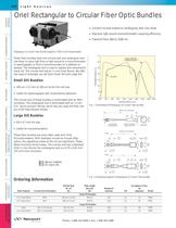 Rectangular to Circular Fiber Optic Bundles  