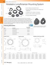 Rotatable Lens/Polarizer Mounting System  