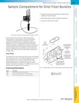 Sample Compartment for Oriel Fiber Bundles  