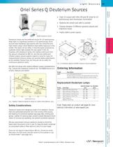 Series Q Deuterium Sources  