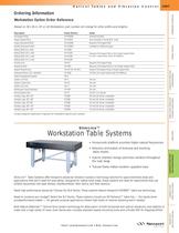 SlimLine� Workstation Table Systems  