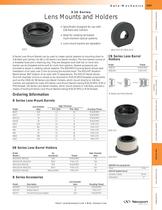 X26 Series Lens Mounts and Holders  