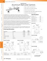 X48 Series Aluminum Rails and Carriers  