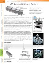 X95 Structural Rails and Carriers  
