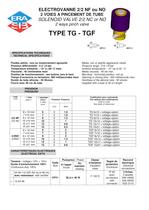 Electric pinch valve datasheet