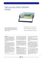 High Accuracy Tester - Calibrator  PJ 6301