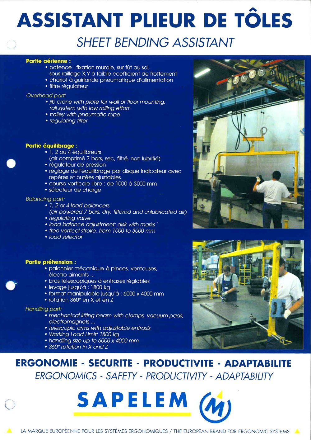 ASSISTANT PLIEUR - SAPELEM