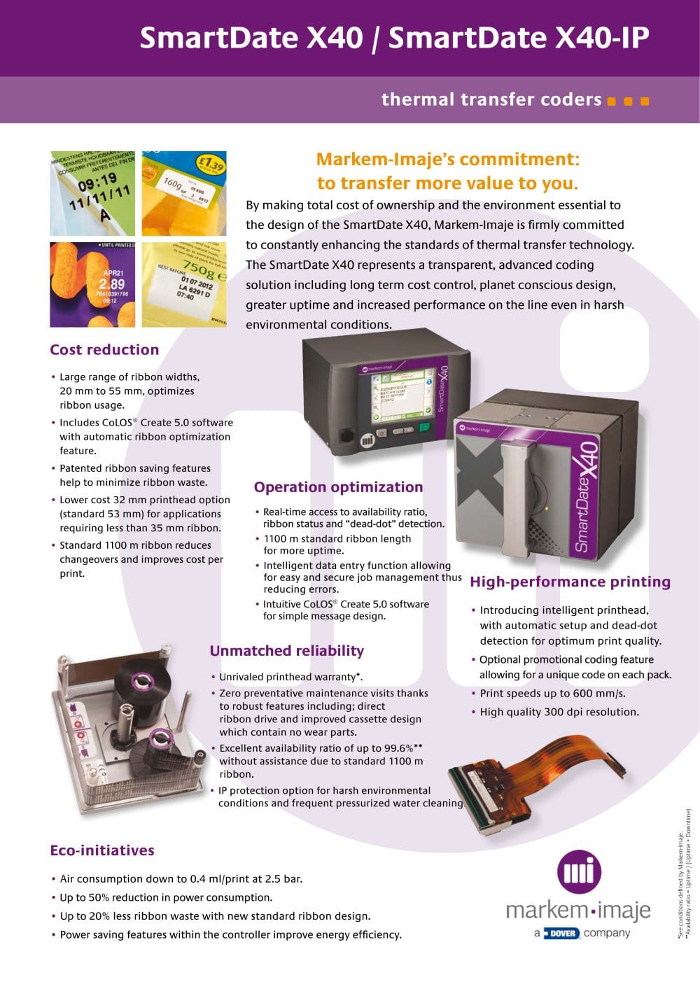 SmartDate X40 - 1 / 2 Pages