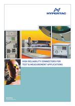 High reliability connectors for test & measurement applications 